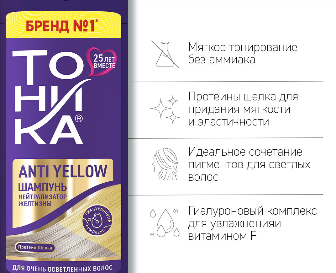 Шампунь Нейтрализатор желтизны